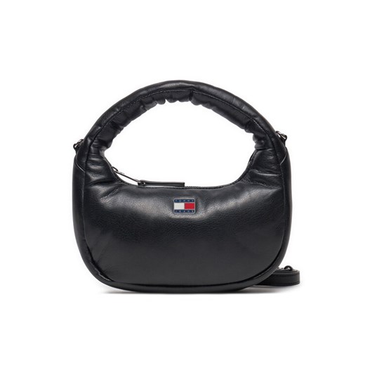 Tommy Jeans Torebka Tjw Pillow Mini Hobo AW0AW16976 Czarny ze sklepu MODIVO w kategorii Torebki damskie - zdjęcie 184544973