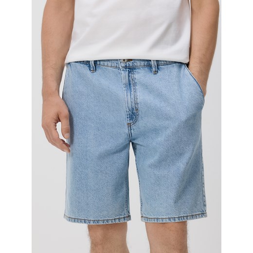 Reserved - Szorty jeansowe slim fit - niebieski ze sklepu Reserved w kategorii Spodenki męskie - zdjęcie 184546043