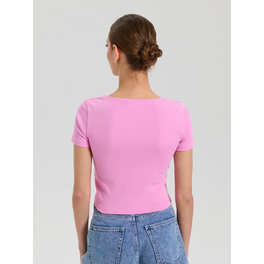 Sinsay - Top - różowy Sinsay XL Sinsay