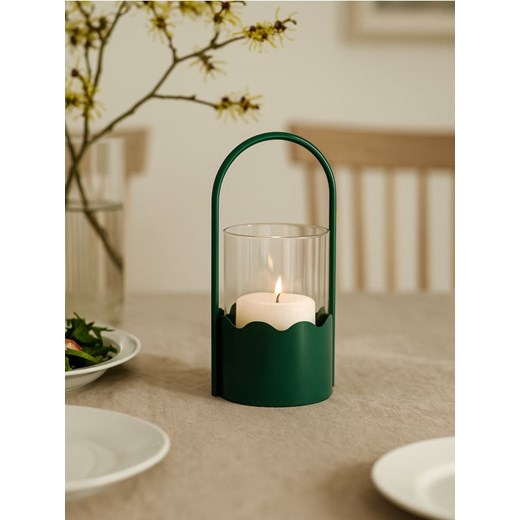 Sinsay - Metalowy lampion - zielony ze sklepu Sinsay w kategorii Lampiony i lampki - zdjęcie 184546853