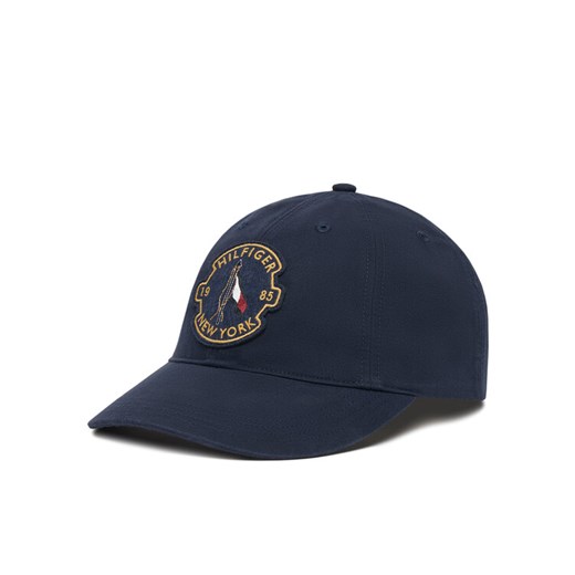 Tommy Hilfiger Czapka z daszkiem AM0AM13430 Granatowy ze sklepu MODIVO w kategorii Czapki z daszkiem męskie - zdjęcie 184547054