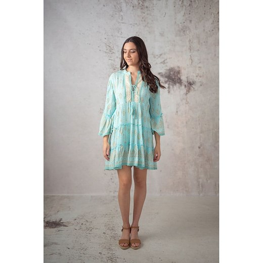 Lula Natura Sukienka w kolorze turkusowym ze sklepu Limango Polska w kategorii Sukienki - zdjęcie 184549040