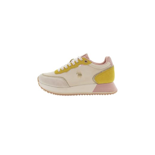 U.S. Polo Assn. Sneakersy w kolorze beżowo-żółtym ze sklepu Limango Polska w kategorii Buty sportowe damskie - zdjęcie 184549091