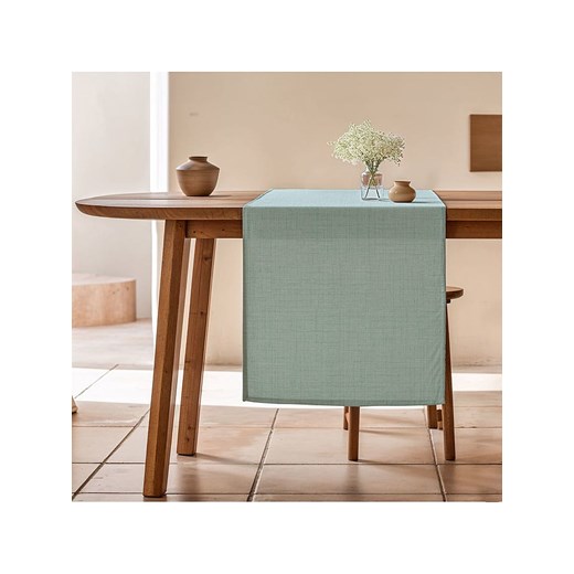 Mint Rugs Bieżnik &quot;Bria&quot; w kolorze miętowym Mint Rugs 50x155 cm okazyjna cena Limango Polska