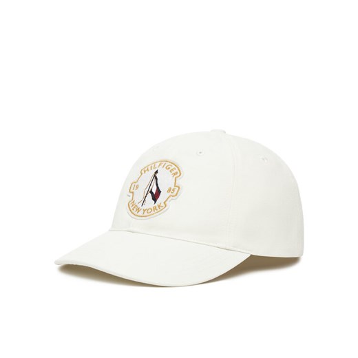 Czapka z daszkiem Tommy Hilfiger AM0AM13430 Écru ze sklepu eobuwie.pl w kategorii Czapki z daszkiem męskie - zdjęcie 184550070