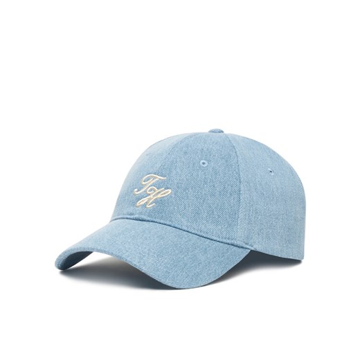 Czapka z daszkiem Tommy Hilfiger Th Embroidered AW0AW17486 Błękitny ze sklepu eobuwie.pl w kategorii Czapki z daszkiem damskie - zdjęcie 184550073