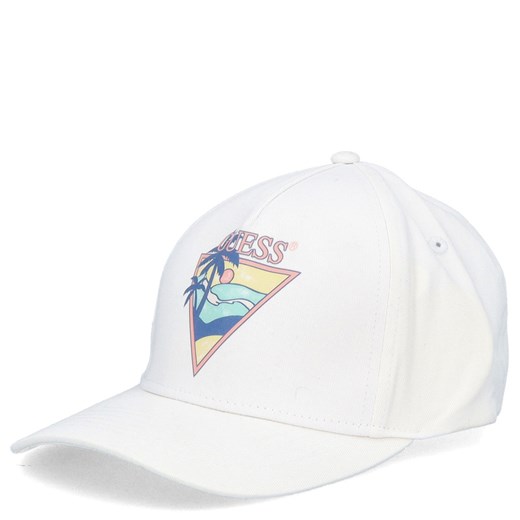 Czapka z daszkiem męska - GUESS M4GZ15WF8V0-G-011 BIAŁA ze sklepu Tymoteo.pl - sklep obuwniczy w kategorii Czapki z daszkiem męskie - zdjęcie 184550893