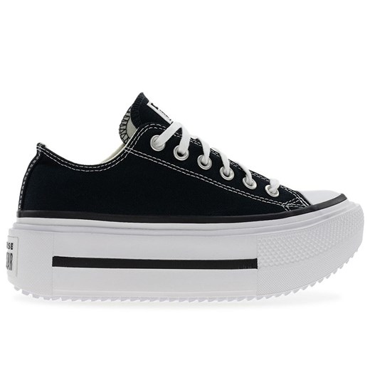 Buty damskie Converse Chuck Taylor All Star Lift Double Stack Platform A15490C - czarne ze sklepu streetstyle24.pl w kategorii Trampki damskie - zdjęcie 184551341