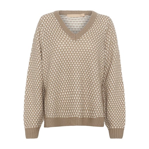 CULTURE Sweter &quot;Cardeen&quot; w kolorze beżowo-kremowym Culture L/XL okazja Limango Polska