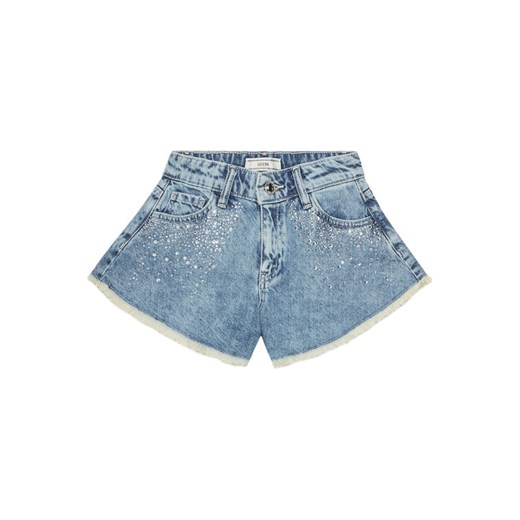 Guess Szorty jeansowe J5GD42 D45E0 Różowy Regular Fit ze sklepu MODIVO w kategorii Spodenki dziewczęce - zdjęcie 184553443