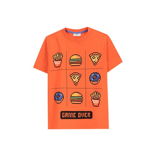 Coccodrillo T-Shirt WC5143204VBD Pomarańczowy Regular Fit ze sklepu MODIVO w kategorii T-shirty chłopięce - zdjęcie 184553460