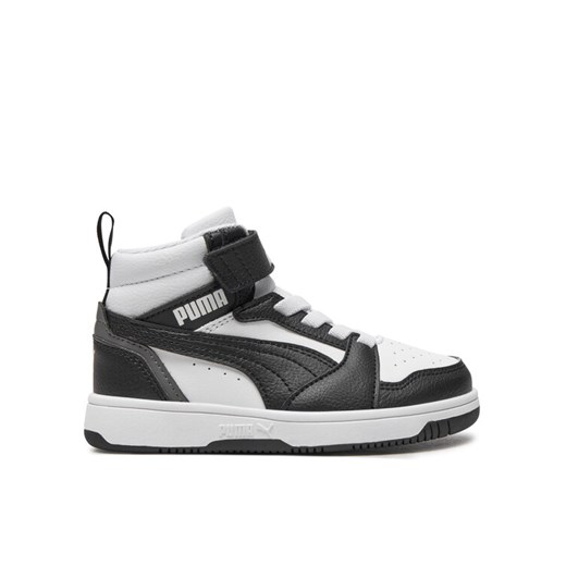 Puma Sneakersy Rebound V6 Mid Ac+ Ps 393832 01 Biały ze sklepu MODIVO w kategorii Buty sportowe dziecięce - zdjęcie 184553481