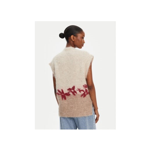 Munthe Sweter Purulia 252160125272 Beżowy Loose Fit Munthe 38 MODIVO