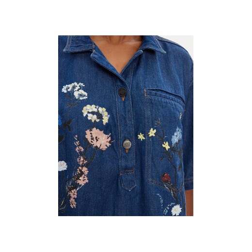 Munthe Koszula jeansowa Phor 252100525203 Niebieski Loose Fit Munthe 38 MODIVO