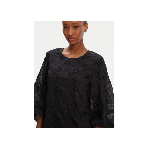 Munthe Bluzka Pansi 252131625225 Czarny Regular Fit Munthe 38 MODIVO