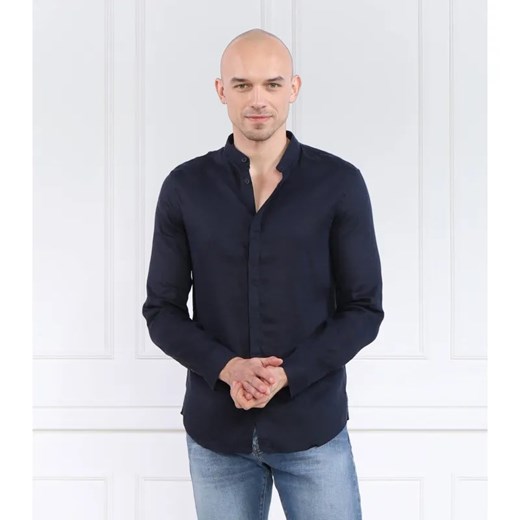 Armani Exchange Lniana koszula | Regular Fit ze sklepu Gomez Fashion Store w kategorii Koszule męskie - zdjęcie 184554903