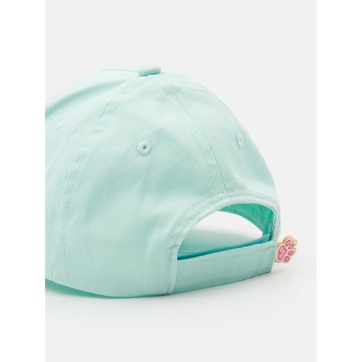 Sinsay - Czapka z daszkiem z naszywką kota - niebieski Sinsay M Sinsay