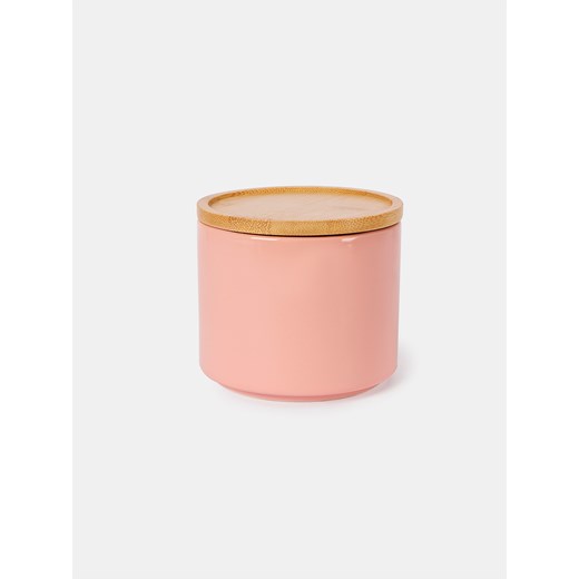 Sinsay - Pojemnik na żywność z bambusową pokrywką - różowy Sinsay One Size Sinsay