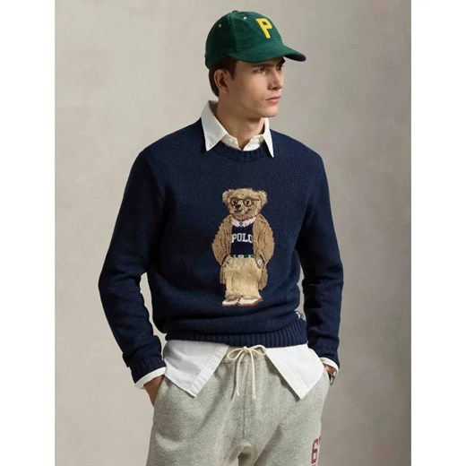 POLO RALPH LAUREN Lniany sweter | Regular Fit ze sklepu Gomez Fashion Store w kategorii Swetry męskie - zdjęcie 184558092