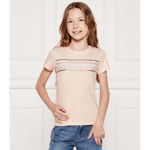 Guess T-shirt | Regular Fit ze sklepu Gomez Fashion Store w kategorii Bluzki dziewczęce - zdjęcie 184558731