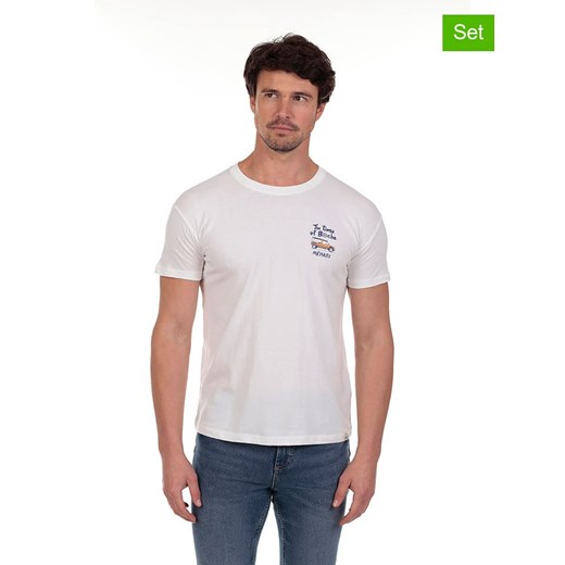 The Time of Bocha Koszulki (2 szt.) w kolorze białym i granatowym ze sklepu Limango Polska w kategorii T-shirty męskie - zdjęcie 184558860
