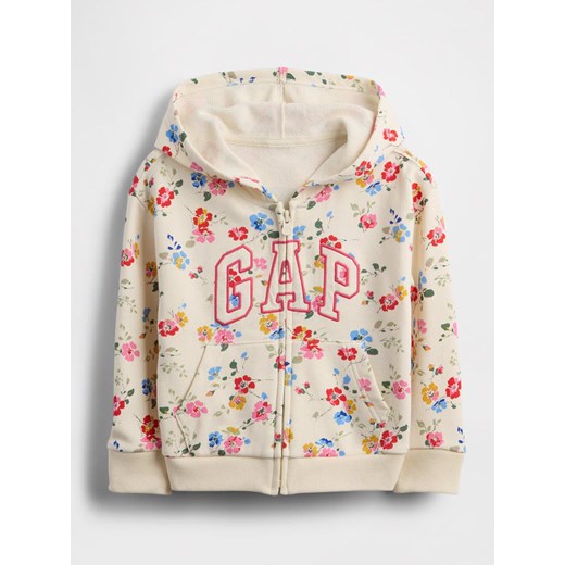 GAP Bluza w kolorze beżowym ze wzorem ze sklepu Limango Polska w kategorii Bluzy dziewczęce - zdjęcie 184558993