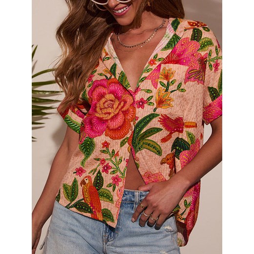 LA Angels Bluzka w kolorze łososiowo-różowym La Angels L Limango Polska okazja