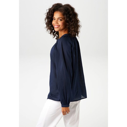 Aniston Bluzka w kolorze granatowym Aniston 48 wyprzedaż Limango Polska