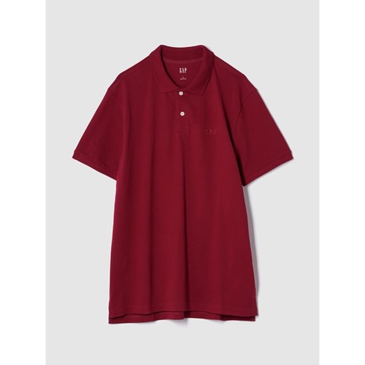 GAP Koszulka polo w kolorze bordowym ze sklepu Limango Polska w kategorii T-shirty męskie - zdjęcie 184559480