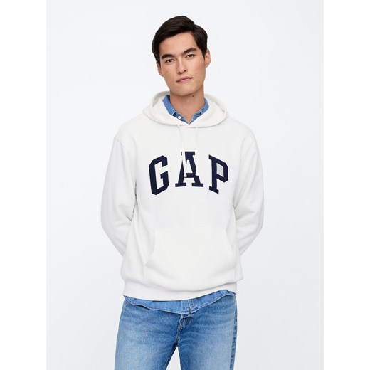 GAP Bluza w kolorze białym ze sklepu Limango Polska w kategorii Bluzy męskie - zdjęcie 184559491