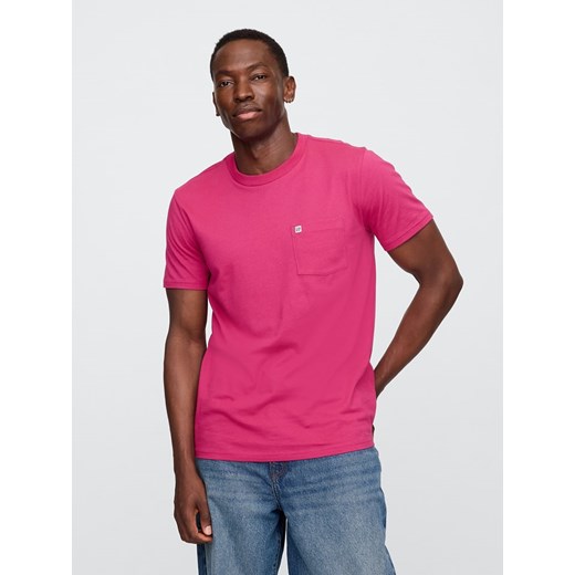 GAP Koszulka w kolorze różowym ze sklepu Limango Polska w kategorii T-shirty męskie - zdjęcie 184559524