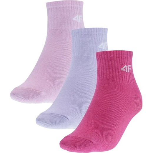 Skarpety 4FJWSS24USOCF249 3 pary 4F ze sklepu SPORT-SHOP.pl w kategorii Skarpetki dziecięce - zdjęcie 184560292