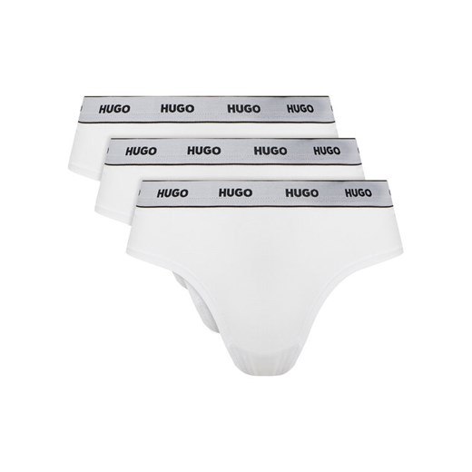 HUGO Komplet 3 par fig klasycznych Triplet Pack Briefs 50545694 Biały ze sklepu MODIVO w kategorii Majtki damskie - zdjęcie 184560670