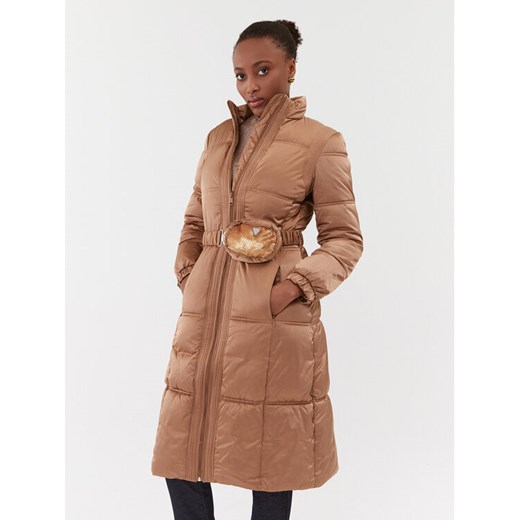 Guess Kurtka zimowa W3BL84 WEX12 Brązowy Regular Fit ze sklepu MODIVO w kategorii Kurtki damskie - zdjęcie 184560683