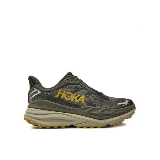 Hoka Buty do biegania Stinson 7 1141530 Khaki ze sklepu MODIVO w kategorii Buty sportowe męskie - zdjęcie 184560693