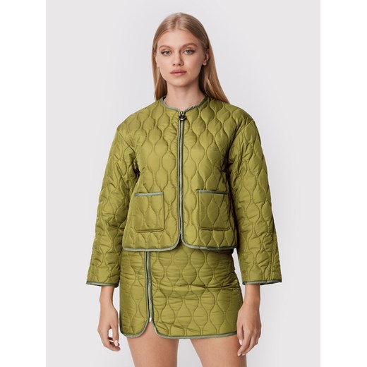 Pinko Kurtka przejściowa Elvira 1G17Y4 Y828 Zielony Regular Fit ze sklepu MODIVO w kategorii Kurtki damskie - zdjęcie 184560703