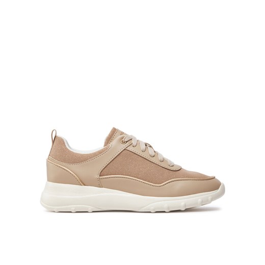Geox Sneakersy D Alleniee D35LPB 054AS C5A5V Beżowy ze sklepu MODIVO w kategorii Buty sportowe damskie - zdjęcie 184560722