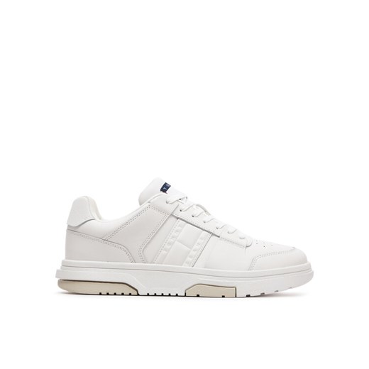 Tommy Jeans Sneakersy Tjm Leather Cupsole 2.0 EM0EM01283 Biały ze sklepu MODIVO w kategorii Buty sportowe męskie - zdjęcie 184560743