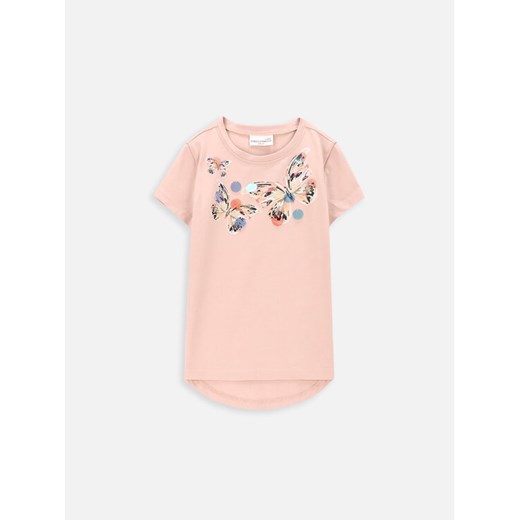 Coccodrillo T-Shirt ZC3143202WGK Różowy Relaxed Fit ze sklepu MODIVO w kategorii Bluzki dziewczęce - zdjęcie 184562161