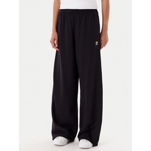 adidas Spodnie dresowe Essentials JW2812 Czarny Wide Leg ze sklepu MODIVO w kategorii Spodnie damskie - zdjęcie 184562162