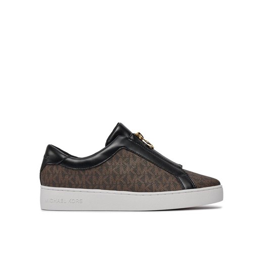 MICHAEL Michael Kors Sneakersy Keaton Zip Slip On 43R4KTFP2B Brązowy ze sklepu MODIVO w kategorii Trampki damskie - zdjęcie 184562171
