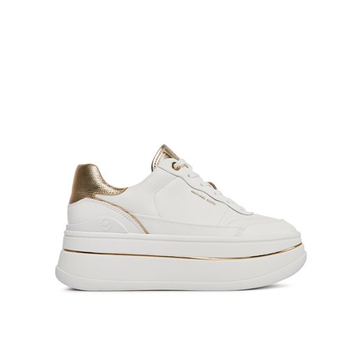 MICHAEL Michael Kors Sneakersy Hayes Lace Up 43R4HYFS2L Złoty ze sklepu MODIVO w kategorii Buty sportowe damskie - zdjęcie 184562214