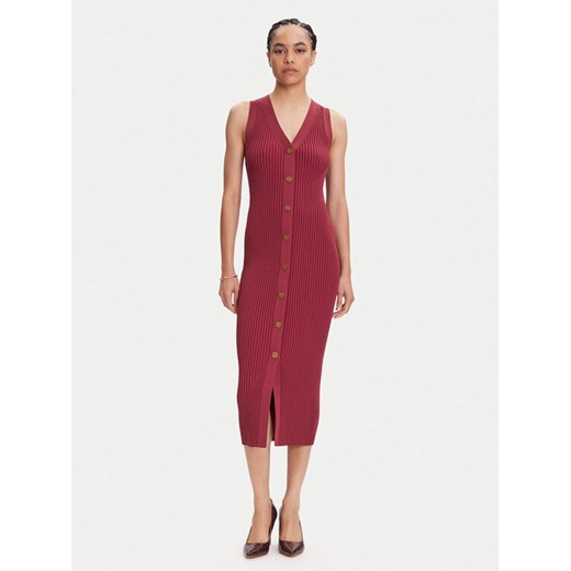 MICHAEL Michael Kors Sukienka dzianinowa MT5832533D Różowy Slim Fit ze sklepu MODIVO w kategorii Sukienki - zdjęcie 184562230