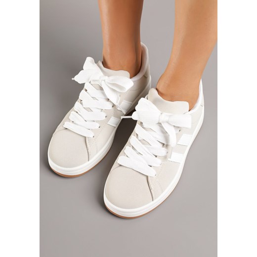 Buty sportowe damskie Renee sneakersy wiosenne z nubuku
