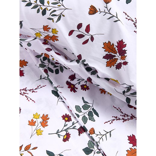 Sinsay - Komplet pościeli bawełnianej z jesiennym motywem - wielobarwny Sinsay One Size Sinsay