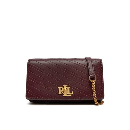 Torebka LAUREN RALPH LAUREN 432951212001 Bordowy ze sklepu eobuwie.pl w kategorii Kopertówki - zdjęcie 184564450