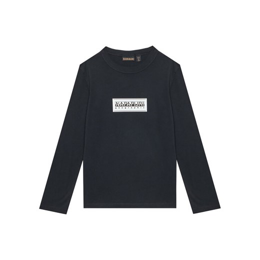 Napapijri Bluzka S-Chamois NP0A4HYK M Czarny Regular Fit ze sklepu MODIVO w kategorii T-shirty chłopięce - zdjęcie 184565102