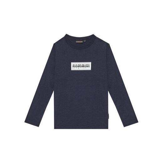 Napapijri Bluzka S-Chamois NP0A4HYK M Granatowy Regular Fit ze sklepu MODIVO w kategorii T-shirty chłopięce - zdjęcie 184565104
