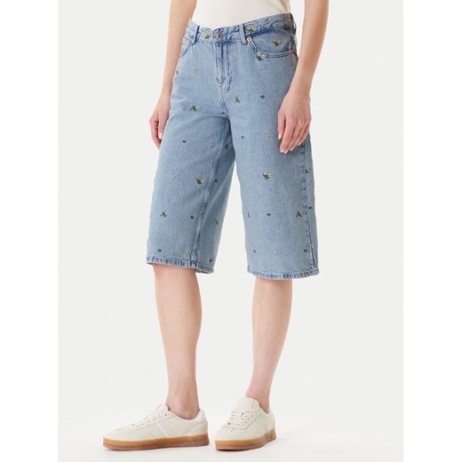 ONLY Szorty jeansowe Cobain 15349519 Niebieski Loose Fit ze sklepu MODIVO w kategorii Szorty - zdjęcie 184565131