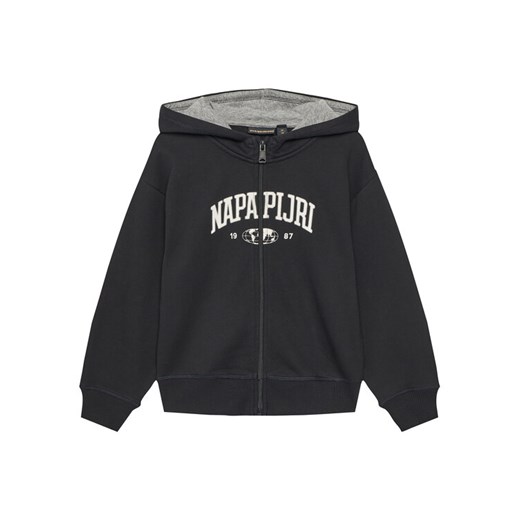 Napapijri Bluza B-Inot NP0A891E M Czarny Regular Fit ze sklepu MODIVO w kategorii Bluzy chłopięce - zdjęcie 184565132